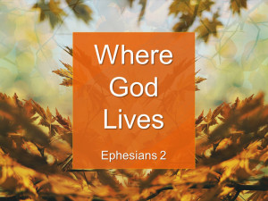 Sermon - Where God Lives