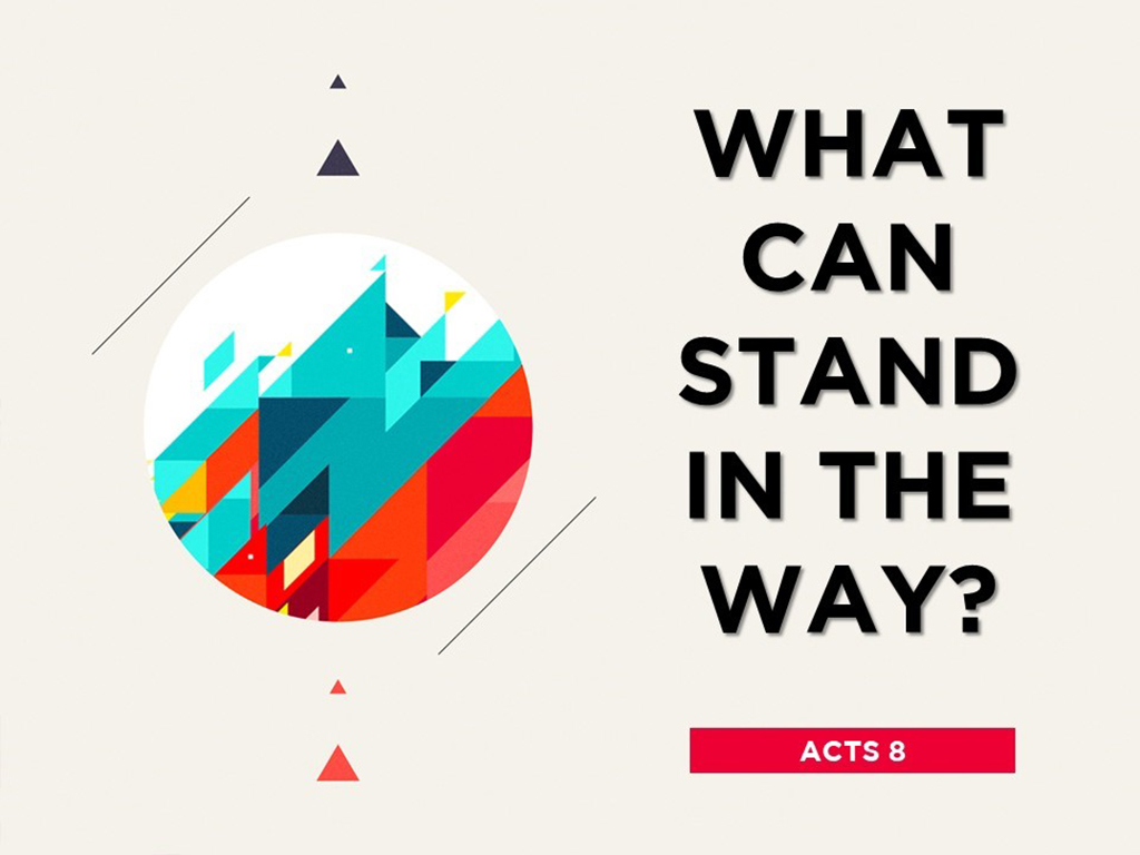 What Can Stand in the Way? Eugene Church of Christ